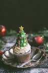 Christmas Tree Cup Cake